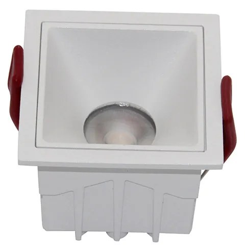 Faretto Da Incasso Moderno Alfa Led Alluminio Bianco Led 10W Luce Calda