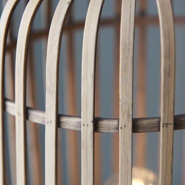 Brilliant - Lampada da terra WOODROW 1xE27/60W/230V bambù