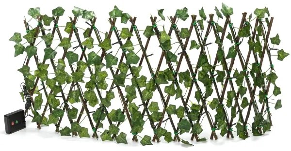 Aigostar - Catena solare LED 56xLED/2x0,4m IP65 bianco caldo ivy