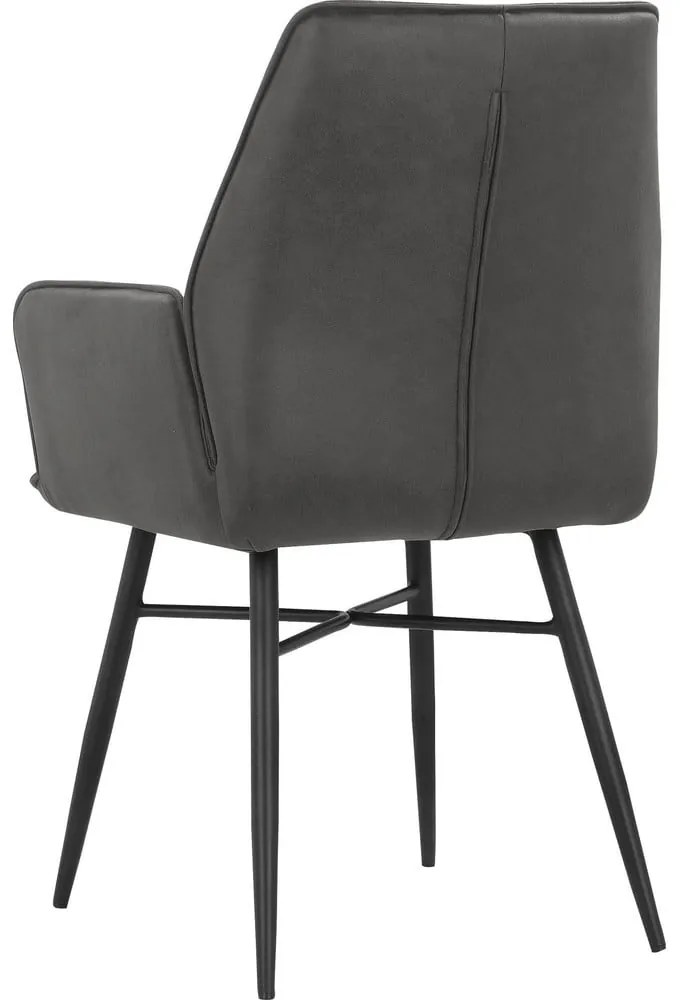 Set di sedie da pranzo color antracite 2 pz Anzo - Støraa