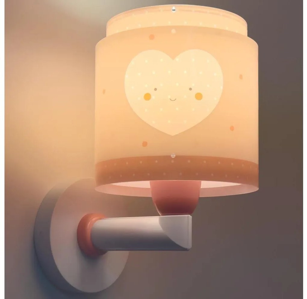 Dalber 76019S - Applique per bambini BABY DREAMS 1xE27/15W/230V rosa