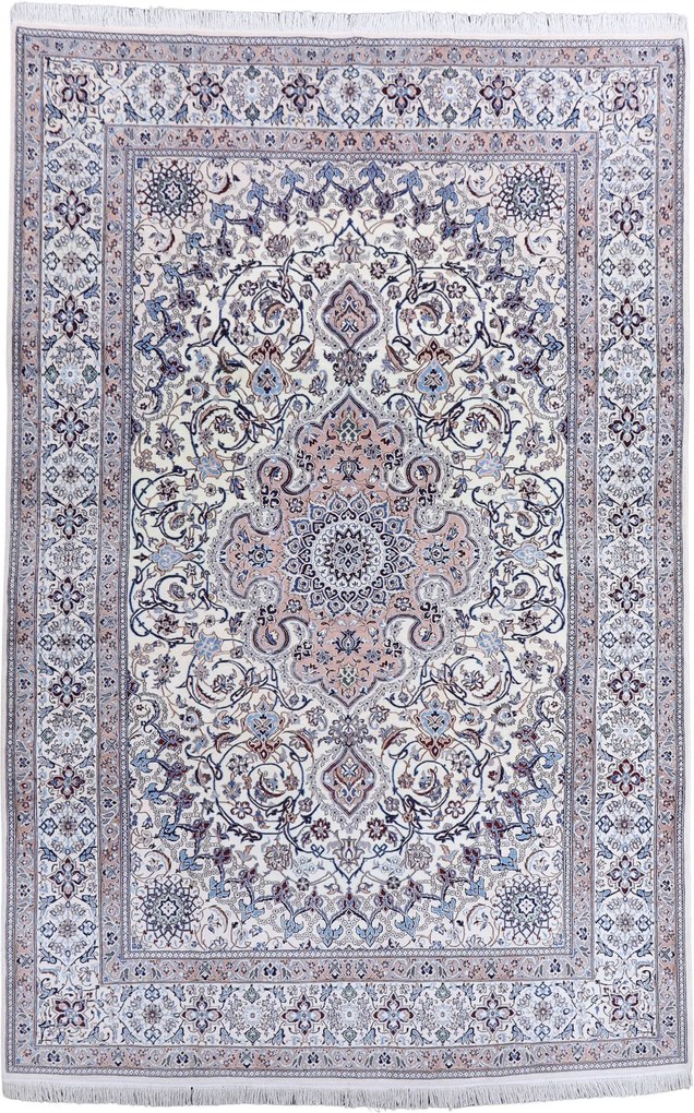 Nain Tappeto 330x210 (Iran) Annodato A Mano
