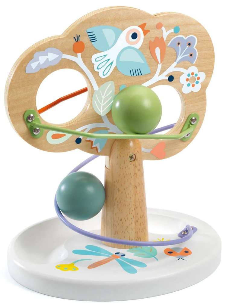 Pista per biglia - Albero con scoiattolo