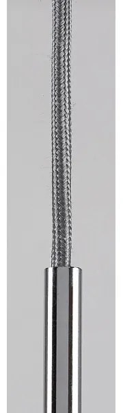 Rabalux 72048 - Lampadario a sospensione con filo ESTA 1xE27/40W/230V limpido/cromo