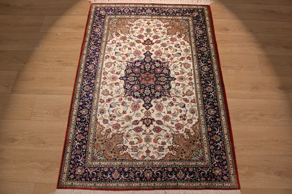 Ghom Tappeto 160x110 (Iran) Annodato A Mano