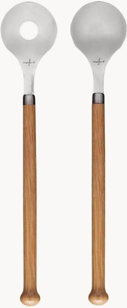 Set di posate da insalata Oval Oak, set da 2