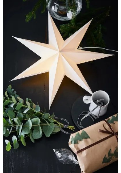 Markslöjd 705927 - Decorazione natalizia LIVELY 1xE14/6W/230V diam. 60 cm bianca