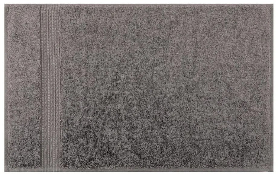 Asciugamano in cotone grigio scuro 50x30 cm Chicago - Foutastic