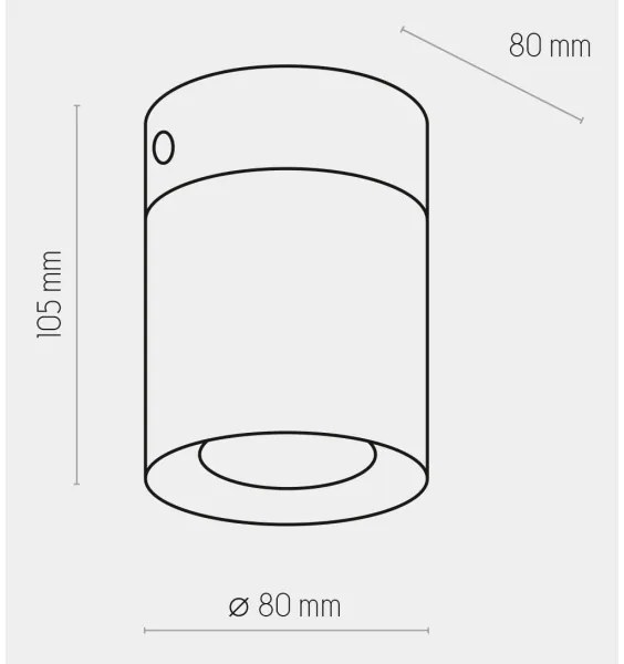 Faretto VICO WHITE 1xGU10/10W/230V