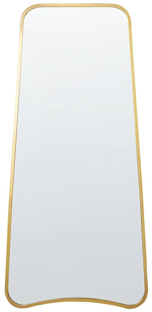 Specchio da parete metallo oro 58 x 122 cm LEVET Beliani