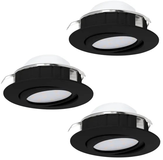 Eglo 900749 - SET 3x Lampada da incasso LED dimmerabile PINEDA LED/5,5W/230V
