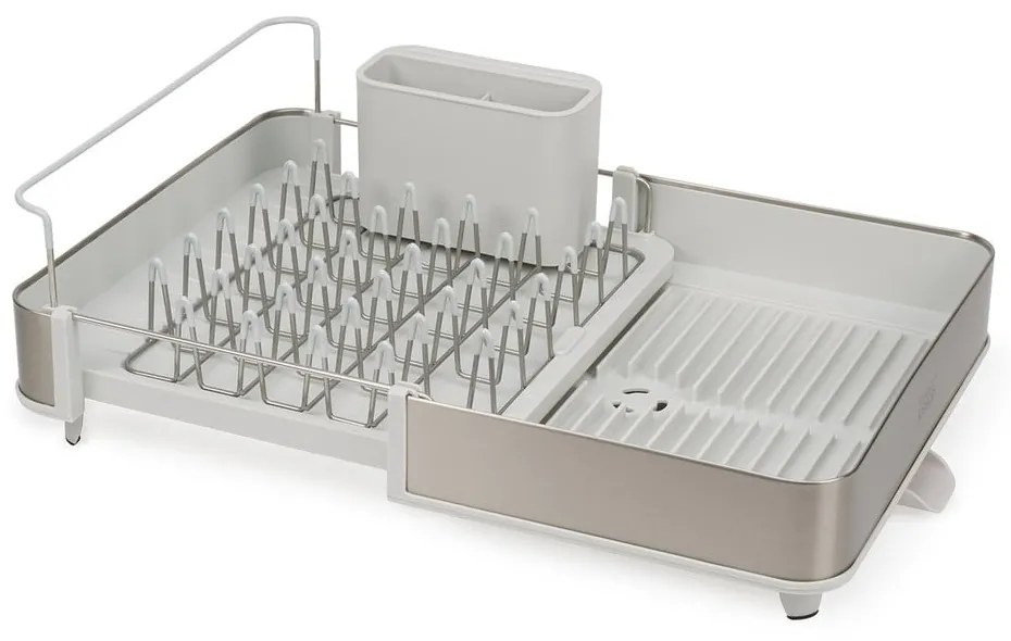 Scolapiatti in metallo argentato Extend - Joseph Joseph