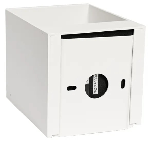 Applique a parete bianca con LED e dimmer touch ricaricabile - Joris