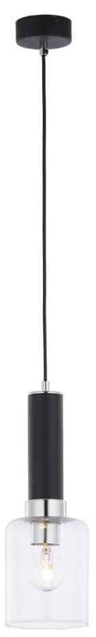 Jupiter 1867 - TU1 - Lampadario a sospensione con filo TULUZA 1xE27/60W/230V argento