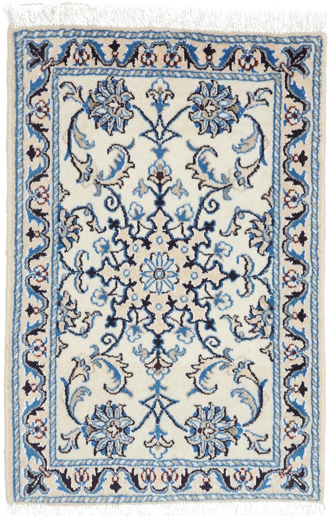 Nain Tappeto 60x90 Beige (Iran) Annodato A Mano