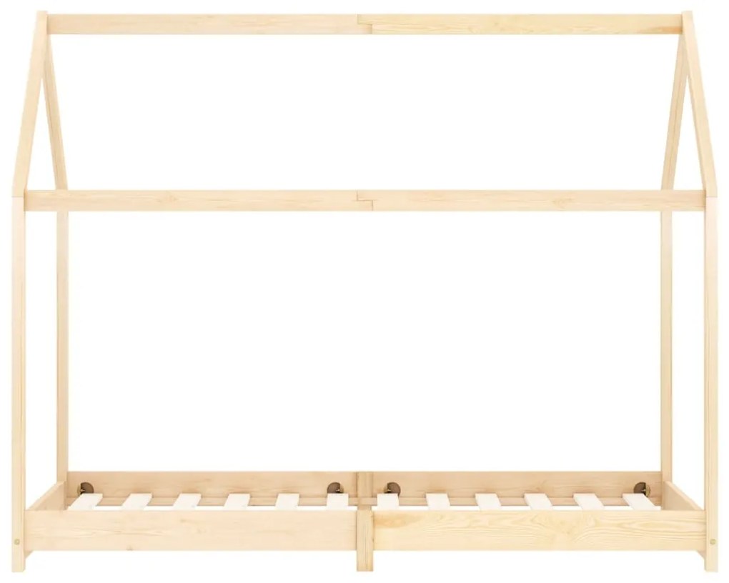 Giroletto per bambini in legno massello di pino 90x200 cm