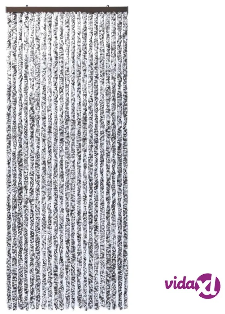 vidaXL Zanzariera Marrone e Beige 90x220 cm Ciniglia