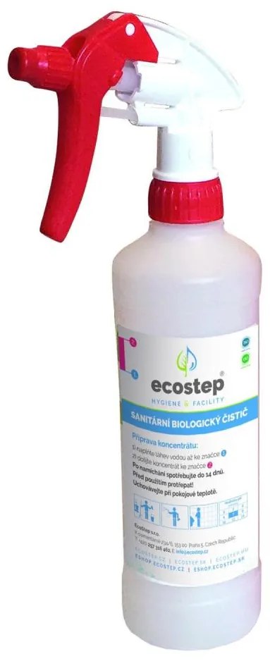 EcoStep 90003 - Bottiglia con spruzzatore per detergente biologico
