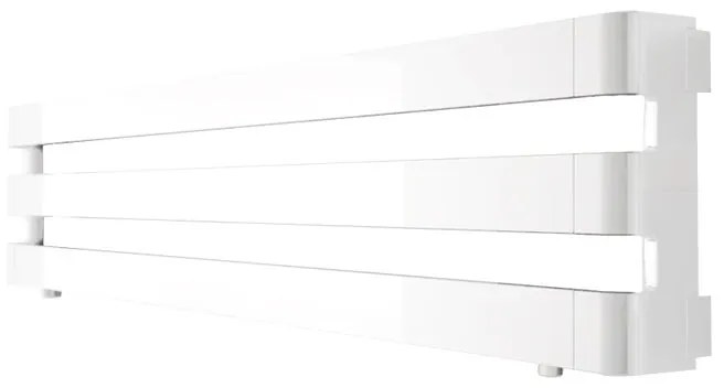 Scaldasalviette ad acqua calda IRSAP STEP bianco perla interasse 1276 mm, L 150 x H 31 cm