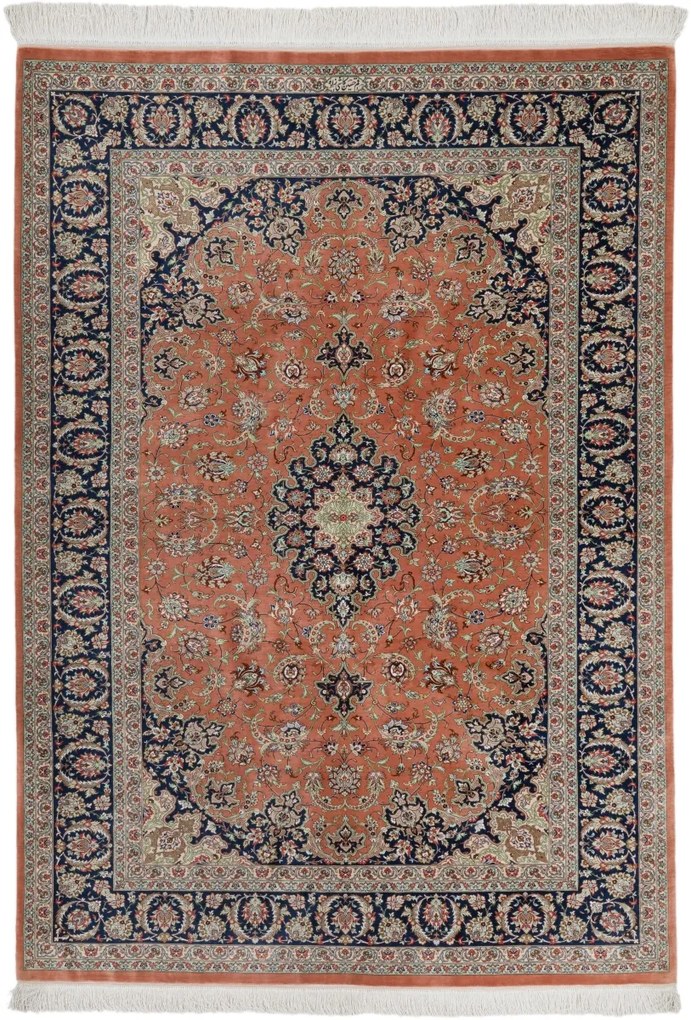 Ghom Tappeto 190x140 (Iran) Annodato A Mano