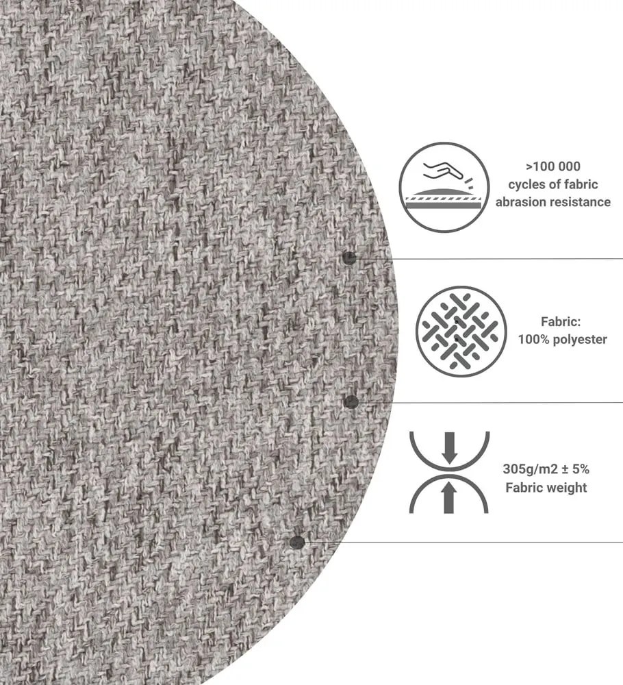 Letto singolo imbottito marrone chiaro 100x200 cm Scala - Maison de Rêve