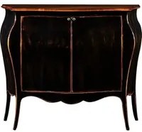 Madia credenza shabby legno nero/naturale l.120 p.54 h.94