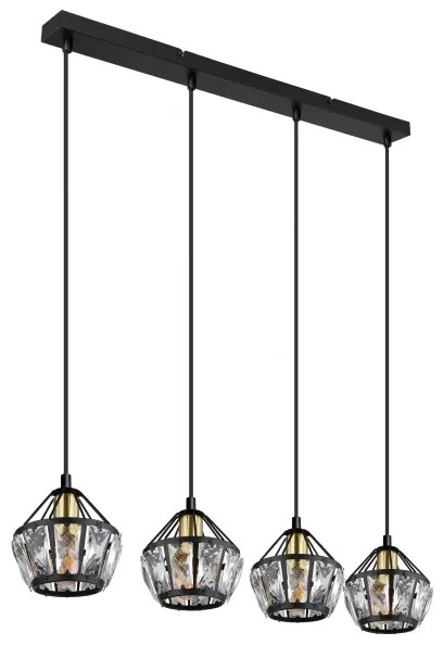 Globo 54359-4H - Lampadario a sospensione con filo LOIS 4xE14/40W/230V