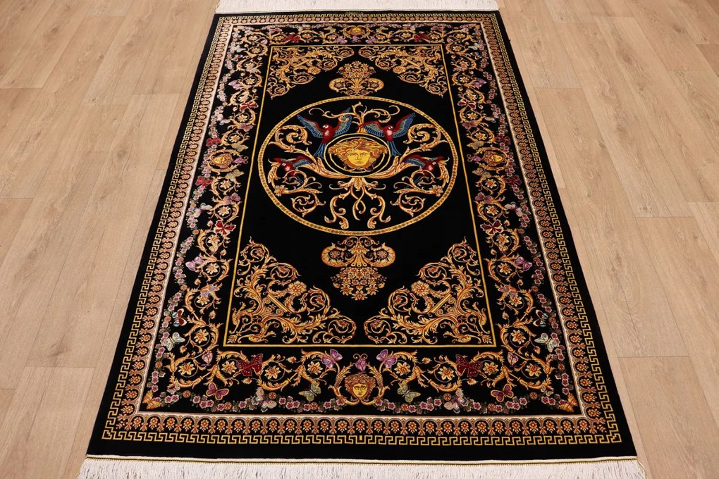 Ghom Tappeto 200 x 130 (Iran) Annodato A Mano