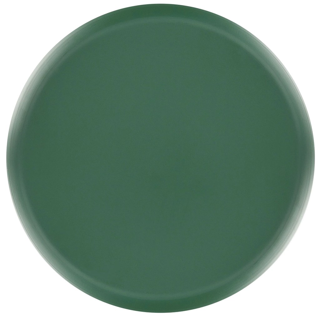 Vaso per fiori in metallo 28 x 28 x 50 cm verde scuro e oro KALANDRA Beliani