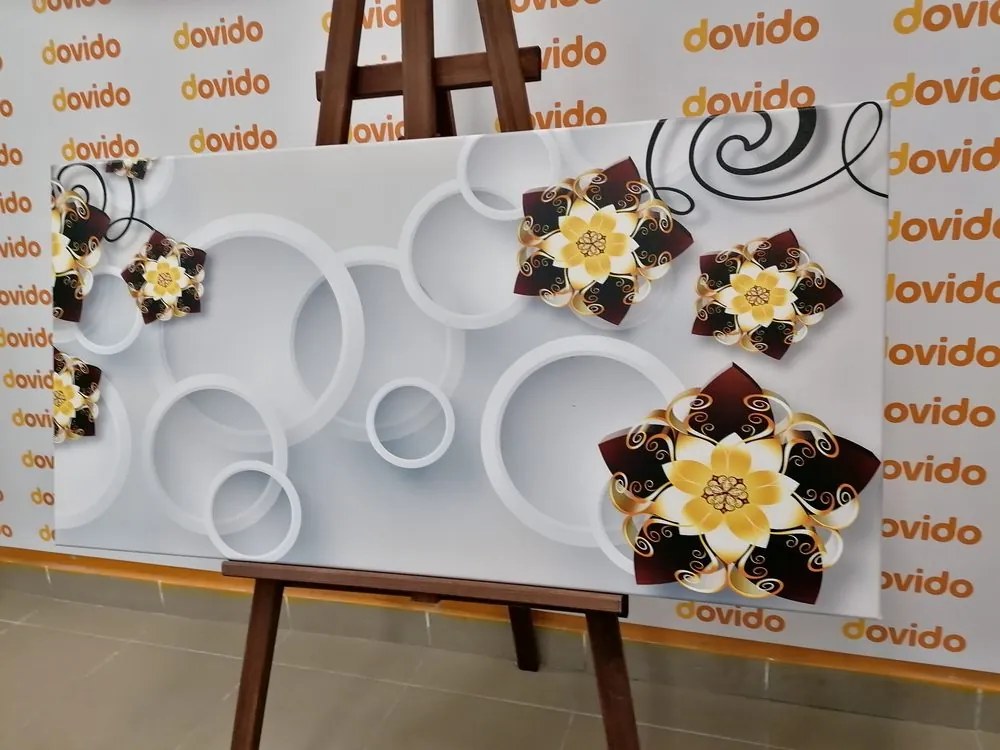 Quadro su tela – Gioielli dorati