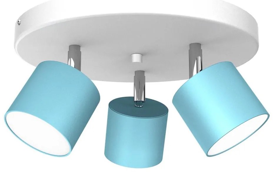 Faretto DIXIE 3xGX53/11W/230V blu