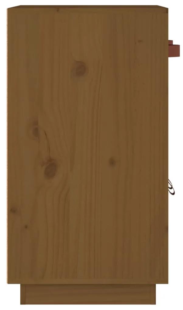 Credenza miele 65,5x40x75 cm in legno massello di pino