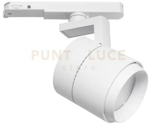 Gfa990n- proiettore a binario eurostandard attacco led 4000k 3000lm...