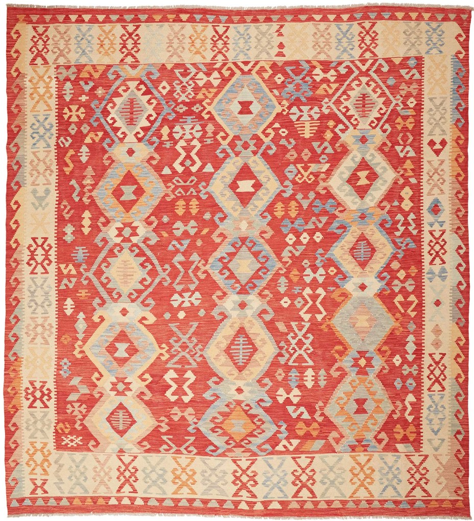 Kilim Tappeto 290 x 260 (Pakistan) Tessuto A Mano