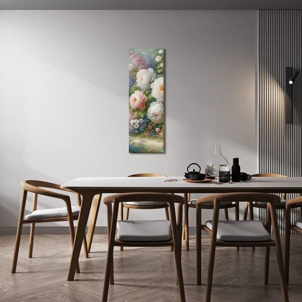 Quadro su tela – Armonia floreale in toni pastello