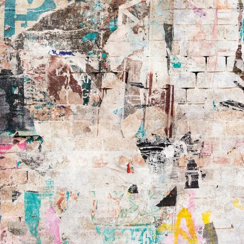 Fotomurale Graffio, multicolore 371X280 cm