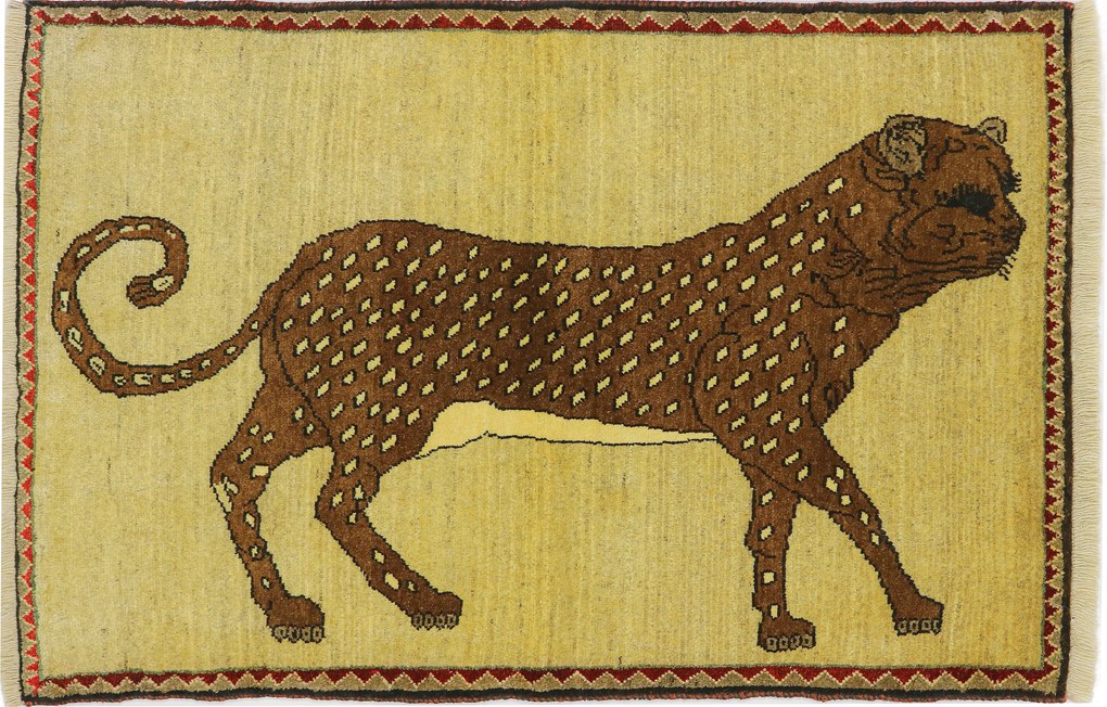 Gabbeh Tappeto persiano 100x160 Marrone (Iran) Annodato A Mano