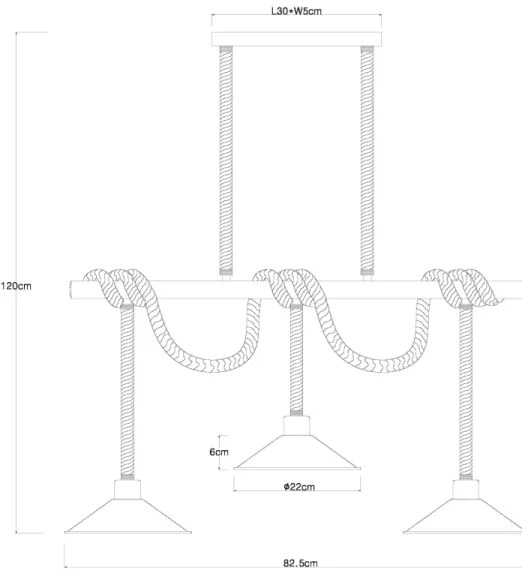 Globo 15690-3H - Lampadario a sospensione su cavo DIANA 3xE27/60W/230V nero