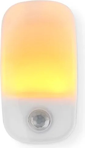 Nedis LNLW10WT - LED Luce di orientamento con sensore LED/0,55W/230V