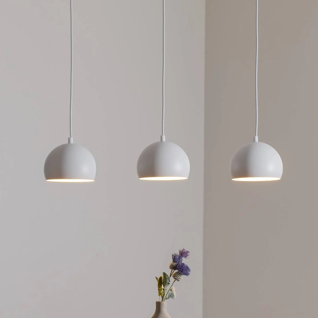 Lampada a sospensione Sool Luminex, dimmerabile, Bianco / Opale, Soggiorno / Sala da pranzo, Metallo, Moderno, Lampada a sospensione