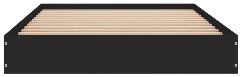 Giroletto nero 90x190 cm in legno multistrato