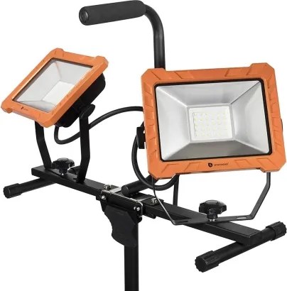 Proiettore LED con stativo 2xLED/30W/230V 4000K IP65 arancione/nero
