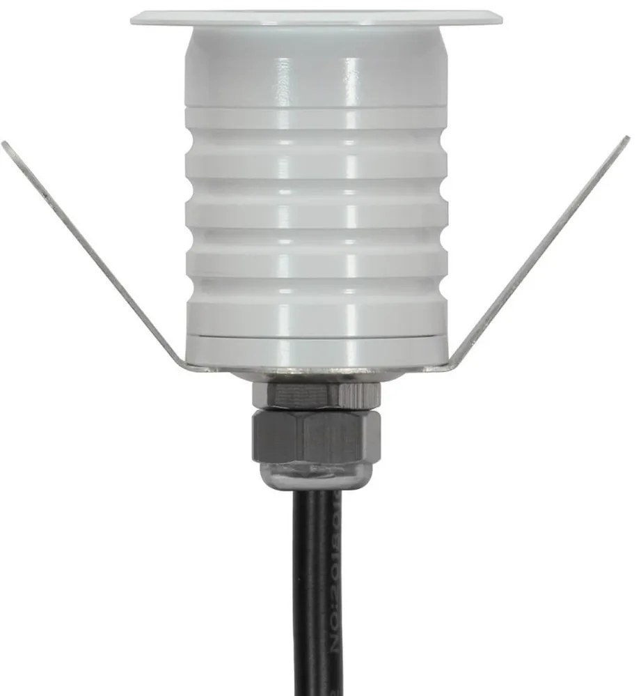 Faretto LED Bianco 1W IP67 Professional - per Gradini Colore Bianco Caldo 2.700K