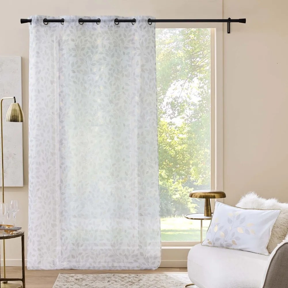 Tenda sottile bianca in voile 140x240 cm Duchesse – douceur d'intérieur