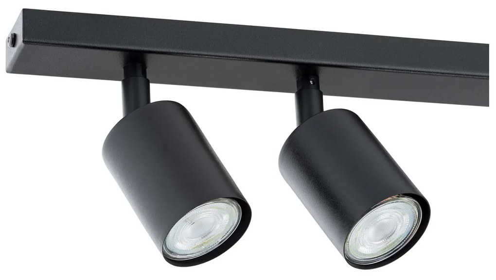 Lampadario da Soffitto FLASH 6 Black GU10