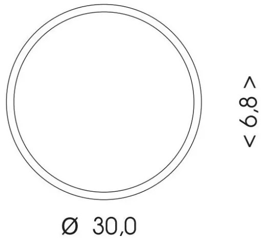 Ecolite WMAT300-15W/BI - Plafoniera LED MARTIN LED/15W/230V IP65 bianco