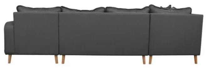 Divano angolare grigio scuro (angolo destro) Beata - Ropez