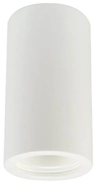 Applique da Soffitto in Gesso Pitturabile H130mm 1xGU10