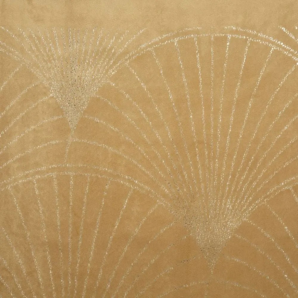 Tovaglia centrale in velluto con stampa lucida color miele Larghezza: 35 cm | Lunghezza: 180 cm