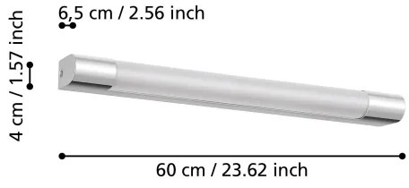 Eglo 98443 - Illuminazione a LED per specchi da bagno TRAGACETE LED/16W/230V IP44